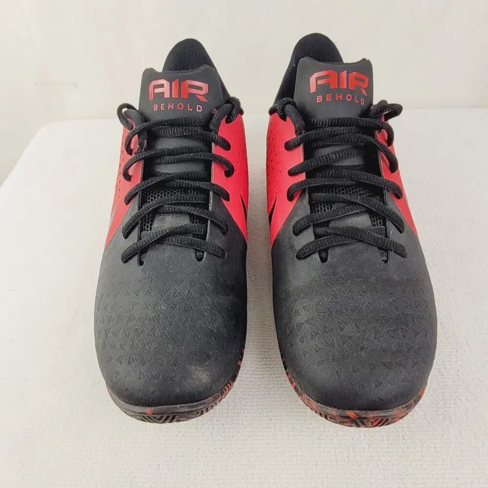 Nike Air Behold black and red basketball sneakers 7 Youth Sneakerhead Athletic